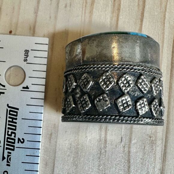 Vintage Indian Millefiori Glass Trinket Box ๐ต๏ธ Handcrafted Pill Box - Picture 9 of 10